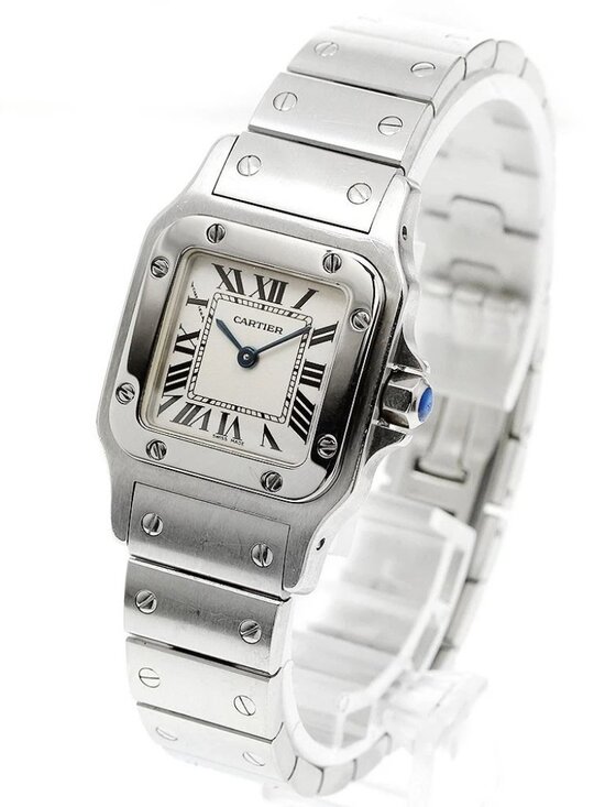 CARTIER Santos GalbeeSM beige Dial Quartz Ladies Watch_959792 main image 6
